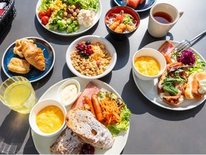 【朝食】朝食はブッフェスタイル