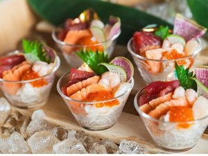 ■朝食ビュッフェ「北海道の恵みを味わう朝食」。全60種類以上の和洋メニューをご用意しております。