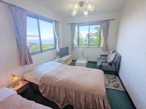 ツインスイートのお部屋です。