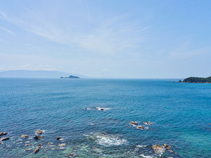 志布志湾の美しい海の景色を望めます。