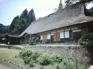 世界遺産登録もされた相倉合掌造りの建物