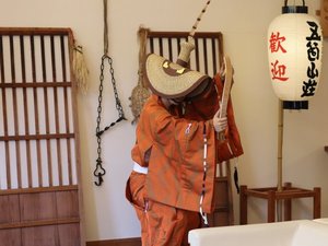 目の前で見る【こきりこ】【麦屋節】は迫力満点!