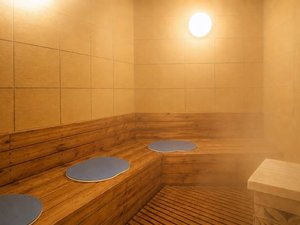 【サウナ】体に優しいミストサウナで1日の疲れをリセット。