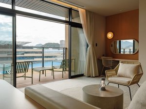 解放感溢れるテラスで過ごす贅沢(スイートルーム)