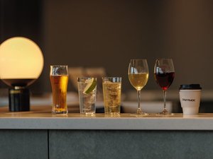 カフェ&バーで楽しむ豊富なドリンク