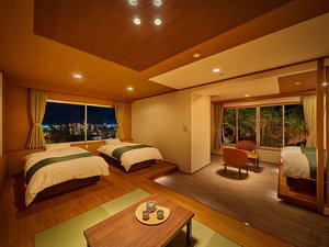 【愛媛県の露天風呂付き客室のある宿】大江戸温泉物語 道後