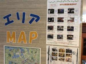 福岡市内他福岡県の観光マップをご準備しております。