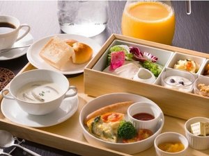 地の食材をふんだんに使用した朝から体に優しいご朝食