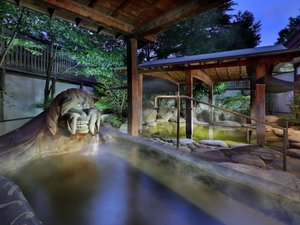 *【露天風呂】黒獅子の露天風呂