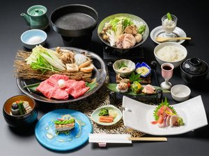 特選牛のすき焼き(一例)