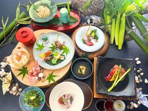 「料匠虎白」夏の懐石料理 15,000円コース