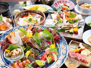 特撰会席 一例※お造りは2人前時期により姿造りはつかない場合がございます