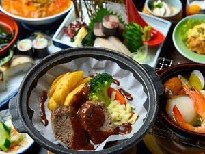 【夕食】グレードアップ|懐石風膳