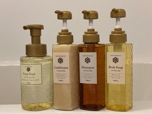 客室には、POLAのシャンプーをご用意しております。