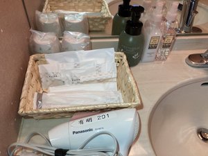 アメニティーとドライヤー