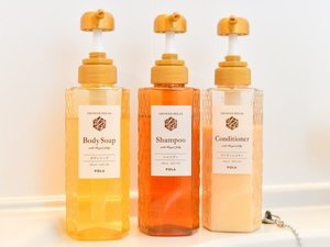 【設備】バスアメニティは人気のPOLA