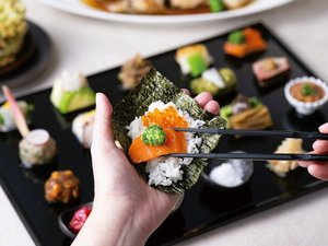 【房州手巻き寿司】約20類の旬菜をお好みで組み合わせてつくるオリジナル手巻き寿司をご賞味ください