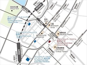 当ホテルは「ザ ロイヤルパークホテル 銀座6丁目」です。ホテル名をご確認の上、ご予約・ご来館ください。