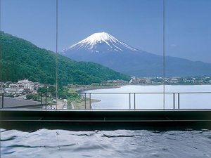 富士を望む大浴場