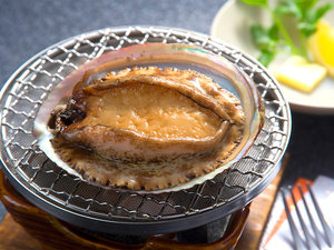 鮑の踊り焼き