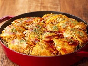 ◇朝食・お好み焼き(イメージ):広島ならではの味を、朝食にてお楽しみいただけます。