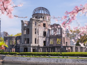 ◇原爆ドーム_桜
