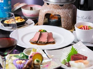 年末年始のみのプラン用会席プランは手作り(通常食事提供はありません)