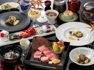 実りの秋を楽しむ、心ほどける贅沢なひととき・・・(秋のお料理イメージ)