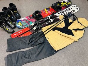 レンタルで気軽にウインタースポーツをお楽しみください(有料)※イメージ