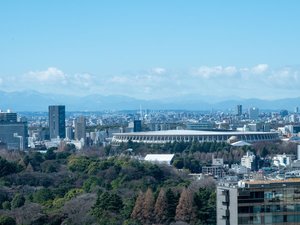 国立競技場がご覧いただけます。(スタンダードツイン新宿側)