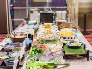 とれたての野菜をふんだんに使った手作りが自慢の朝食ビュッフェ!