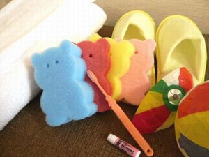【キッズアメニティー】お子様用キッズアメニティープレゼント♪タオル貸出し無料いサービス♪