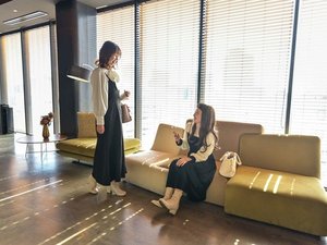 三交インGrande名古屋 8階のロビー解放感ある景観(シティビュー)