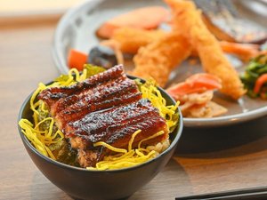 【和洋食ビュッフェ】焼きたて鰻の蒲焼、エビフライ、魚錠水産のお刺身もお召し上がりいただけます♪
