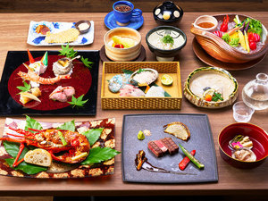 【夕食/贅の美食】伊萬里牛ヒレステーキ・伊勢海老が含まれたワンランク上の贅沢なお料理コース