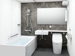 バスルーム(イメージ)★新しいバスルームで快適♪1Fアメニティバーで入浴剤を無料サービスしております。