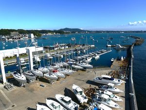 客室から見るハーバー風景。※景観はお部屋により異なります