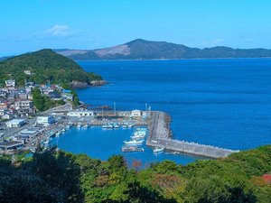 ≪当館からの景色≫青い海、絶景が広がります