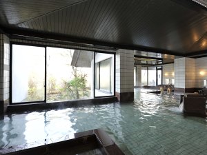 大浴場内湯 湯量豊富な温泉でリラックス!2箇所の源泉をブランドした温泉を利用。