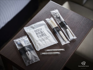 【フロント設置】アメニティ各種はフロントにございます。必要な物をお持ちくださいませ。