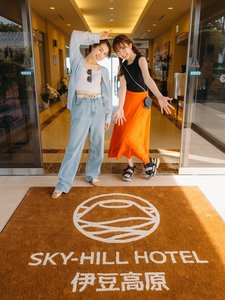 入口で記念撮影♪