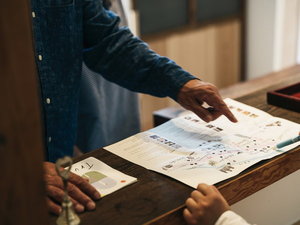 チェックイン時のまち案内