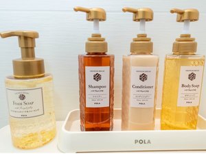 POLAの「シャワーブレイク」シリーズ。ローヤルゼリー配合の保湿成分が特徴です。