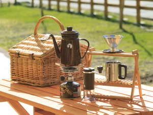 【貸出品】焚火セットとコーヒーセット ※2個のみ、テーブルは含まれておりません