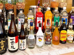 HappyHour アルコール類・ソフトドリンク類・おつまみ:計60種類以上