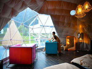 【近畿・関西／京都府丹後・久美浜の貸し別荘・コテージ・ログハウス】デュラクスアウトドアリゾート 京丹後久美浜LABO