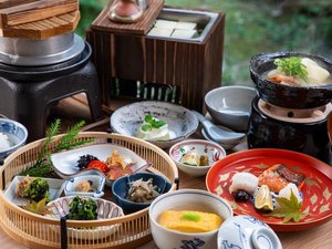 【朝食】大分の郷土料理が満載の贅沢で優しい朝食で目覚める