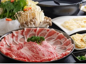 1番人気の八鹿豚&但馬牛のWしゃぶ