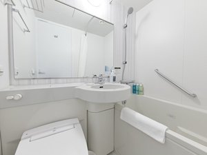 ・【バスルーム】全室ユニットバス完備(温水洗浄便座トイレ付)