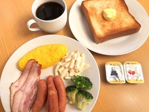 【朝食】洋食プレート『朝食ご利用日が偶数日のメニューです!』